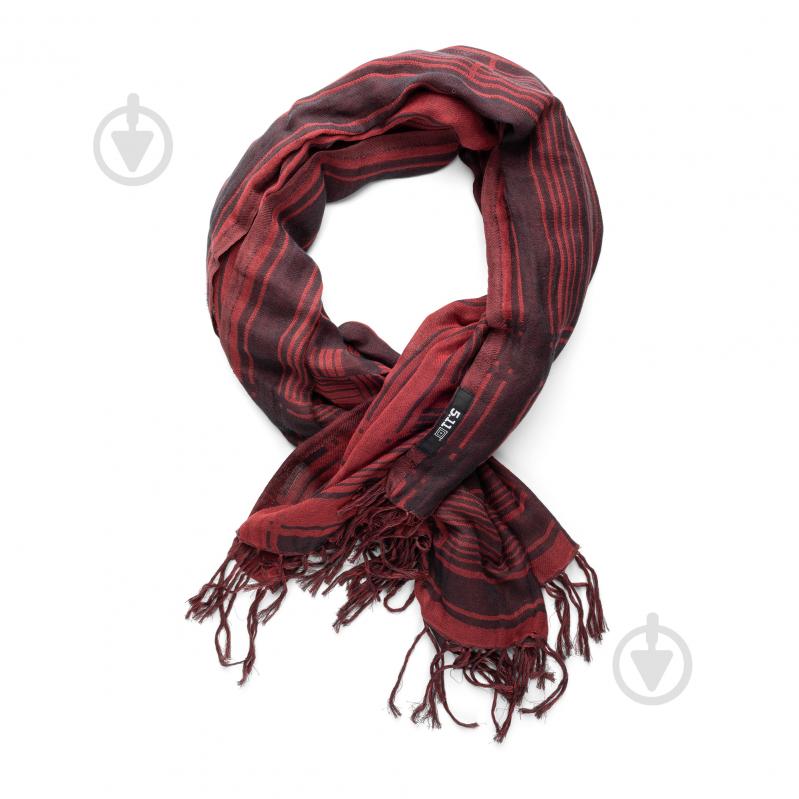 Шарф 5.11 Tactical шемаг "LEGION SCARF" 59544-125 чорний із червоним - фото 1