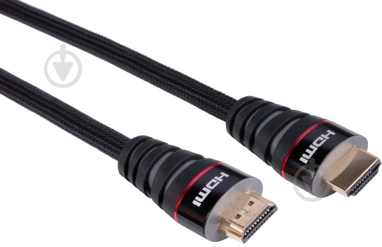 Кабель мультимедийный Vinga HDMI 10 м черный (HDMI01-10.0) - фото 1