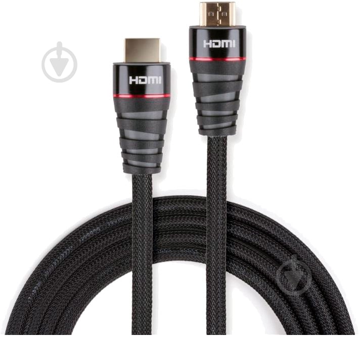 Кабель мультимедийный Vinga HDMI 10 м черный (HDMI01-10.0) - фото 4