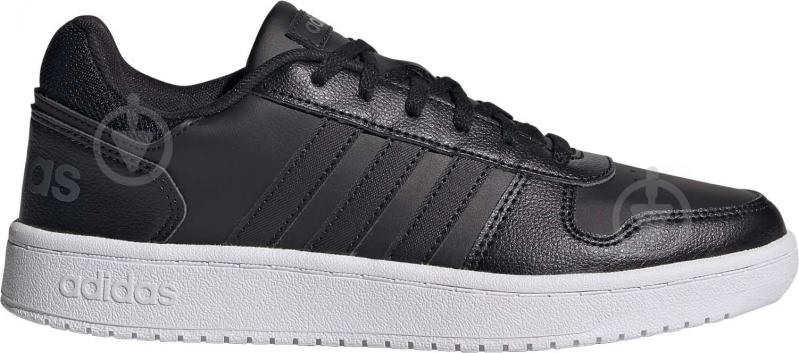 Кроссовки женские зимние Adidas HOOPS 2.0 FY6025 р.41 1/3 черные - фото 1