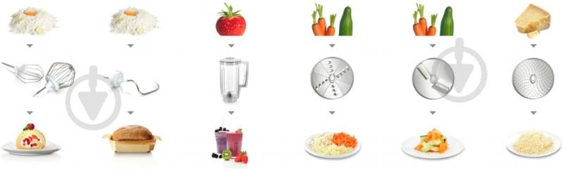 Кухонный комбайн Bosch MUM58920 Food Processor Creation Line - фото 6