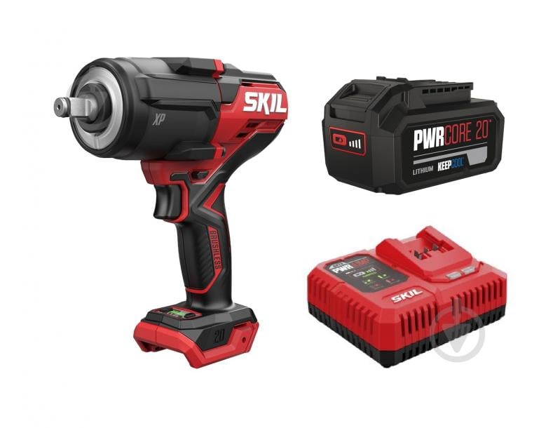 Гайковерт акумуляторний SKIL 700 Нм SD1E3285CA+BC1E3111AA - фото 1