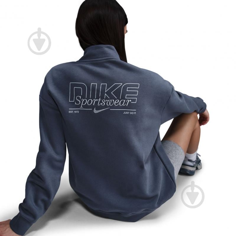 Джемпер W NSW FLC QZ GLS HV6071-491 р.S голубой - фото 5 Джемпер W NSW FLC QZ GLS HV6071-491 р.S голубой - фото 5