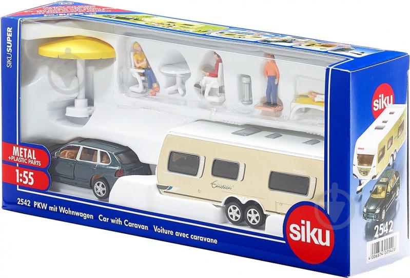 Автомобіль Siku 1:55 із трейлером 2542 6460631 - фото 4