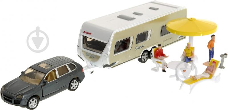 Автомобіль Siku 1:55 із трейлером 2542 6460631 - фото 1