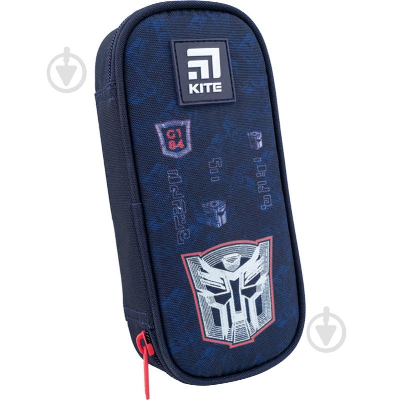 Пенал школьный Transformers TF22-662 KITE синий - фото 1