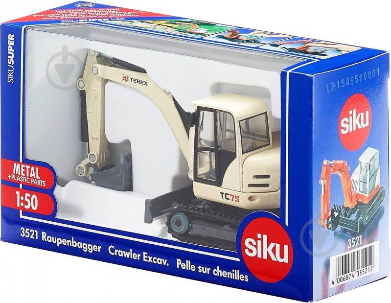 Модель Siku 1:50 экскаватор гусеничный 3521 6321631 - фото 3 Модель Siku 1:50 экскаватор гусеничный 3521 6321631 - фото 3