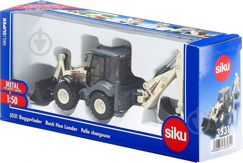 Модель Siku 1:50 трактор погрузчик с ковшом 3531 6325257 - фото 2