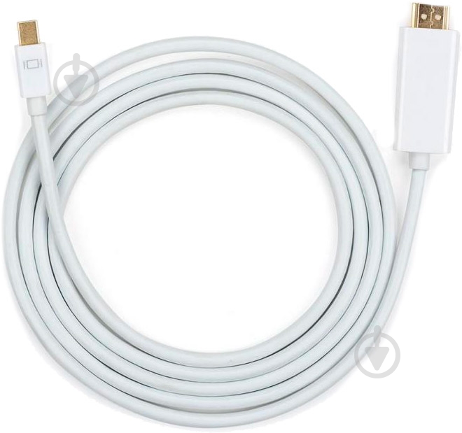 Кабель мультимедийный Vinga DisplayPort – mini DisplayPort 1,8 м белый (DP02-1.8) - фото 3