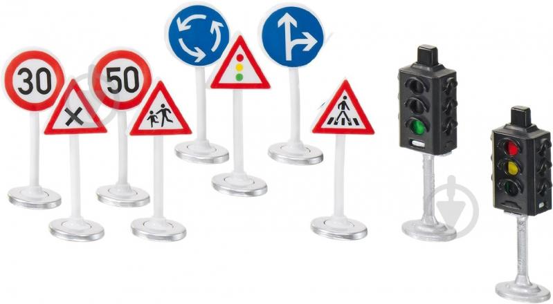 Набор дорожных знаков Siku World 5597 6398522 - фото 2