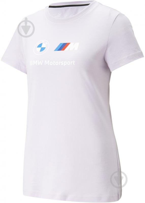 Футболка Puma BMW MMS Wmn ESS Logo Tee 53126106 р.S бузковий - фото 4