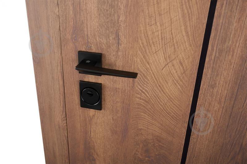 Двері вхідні Abwehr КС (585+0) 086L (СДК)+ (СДК) спил дерева коньячний 2050х860 мм ліві - фото 7 Двері вхідні Abwehr КС (585+0) 086L (СДК)+ (СДК) спил дерева коньячний 2050х860 мм ліві - фото 7