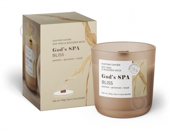 Свічка ароматична Bartek Candles Божественне СПА (скло 150 г) - фото 2
