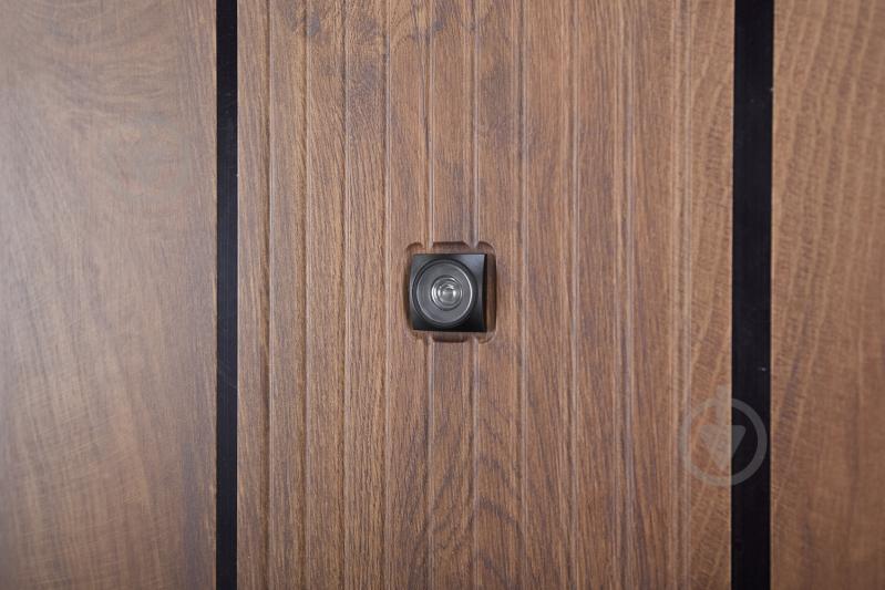 Дверь входная Abwehr КС (585+0) 096R (СДК)+ (СДК) спил дерева коньячный 2050x960 мм правая - фото 5