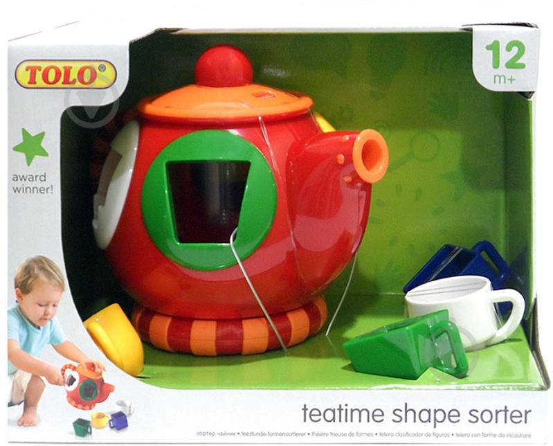 Игровой набор Tolo Чайник-сортер с чашками 89409 6457708 - фото 3