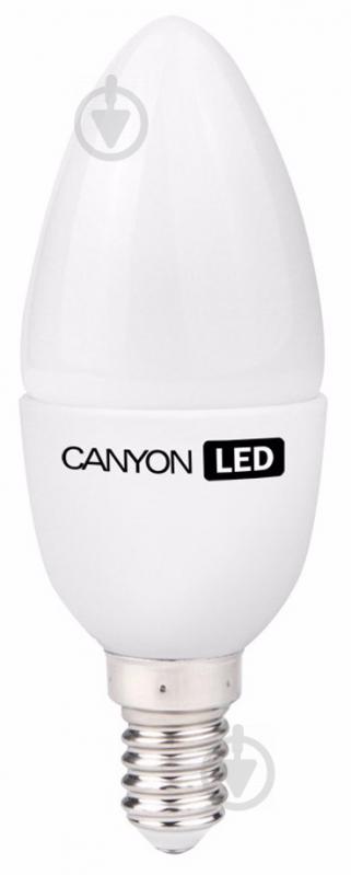 Лампа світлодіодна Canyon LED 6 Вт B38 матова E14 220 В 4000 К BE14FR6W230VN - фото 1