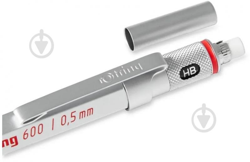 Карандаш механический 600 Silver PCL 0,5 Rotring Drawing - фото 3