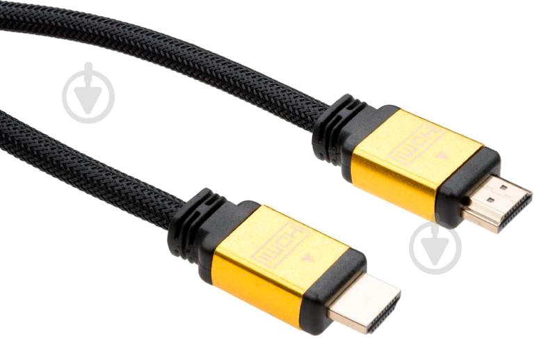 Кабель мультимедийный Vinga HDMI 10 м черный (VCPDCHDMI2VMM10BK) - фото 1 Кабель мультимедийный Vinga HDMI 10 м черный (VCPDCHDMI2VMM10BK) - фото 1