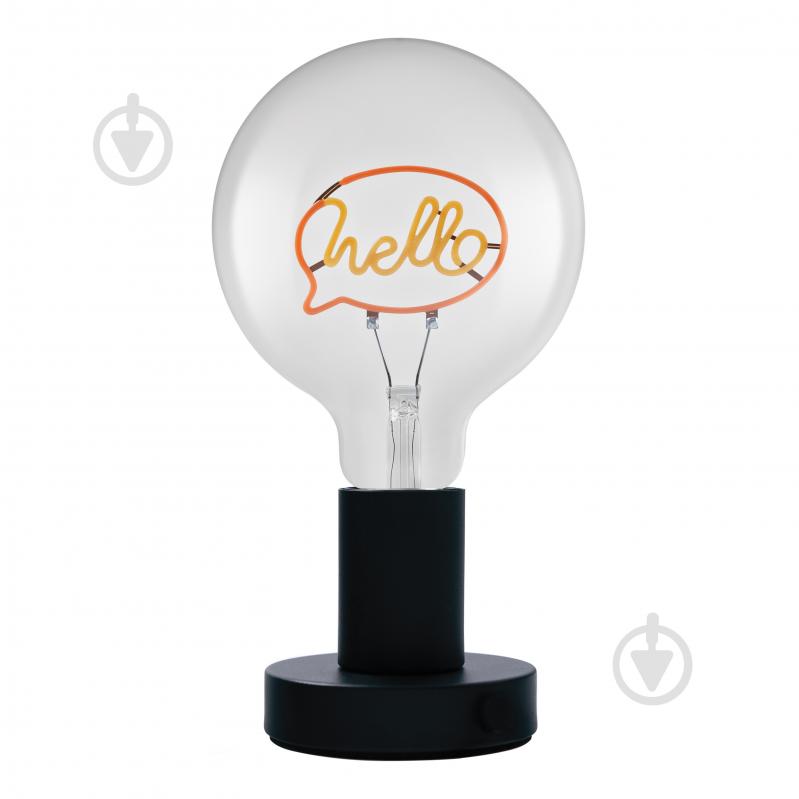 Настольная лампа Ledvance LETTER TABLE 1x1,2 Вт Е27 черный 1906 HELLO - фото 3 Настольная лампа Ledvance LETTER TABLE 1x1,2 Вт Е27 черный 1906 HELLO - фото 3