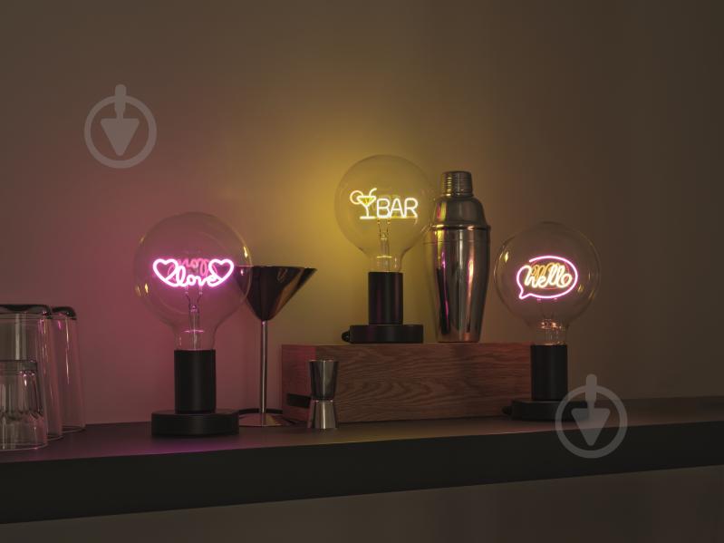 Настольная лампа Ledvance LETTER TABLE 1x1,2 Вт Е27 черный 1906 HELLO - фото 8 Настольная лампа Ledvance LETTER TABLE 1x1,2 Вт Е27 черный 1906 HELLO - фото 8