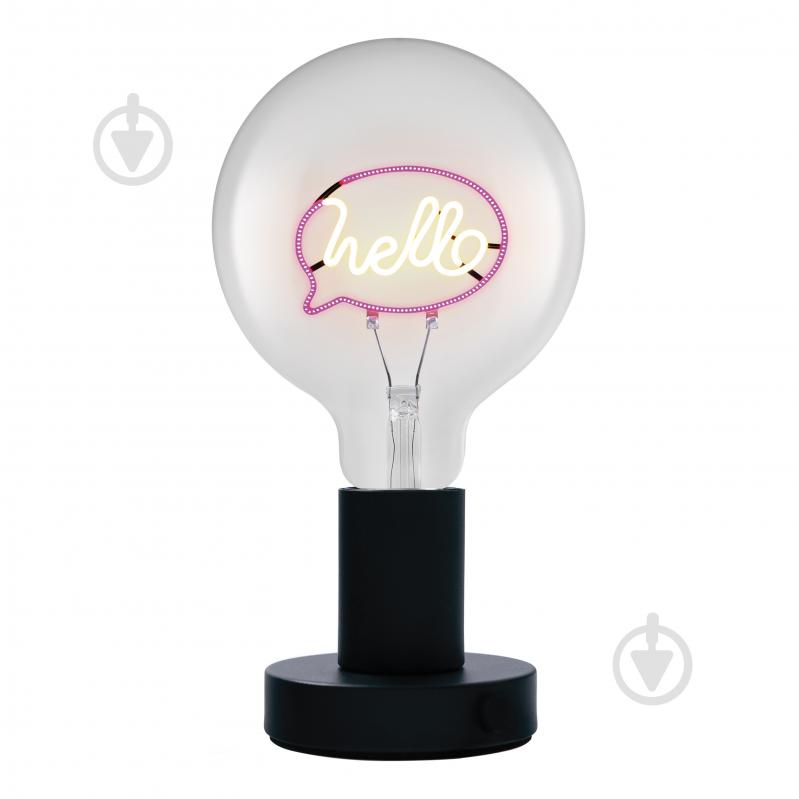 Настольная лампа Ledvance LETTER TABLE 1x1,2 Вт Е27 черный 1906 HELLO - фото 2 Настольная лампа Ledvance LETTER TABLE 1x1,2 Вт Е27 черный 1906 HELLO - фото 2