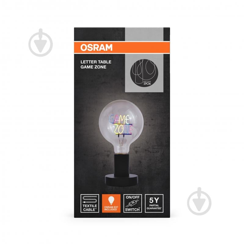 Настольная лампа Ledvance LETTER TABLE 1x1,2 Вт Е27 черный 1906 Game Zone - фото 10 Настольная лампа Ledvance LETTER TABLE 1x1,2 Вт Е27 черный 1906 Game Zone - фото 10