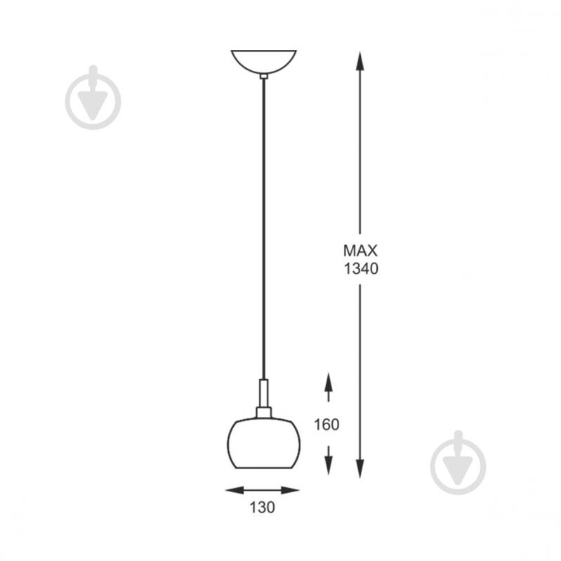 Світильник підвісний Zuma Line Crystal 1x42 Вт G9 хром - фото 3