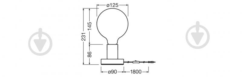 Настольная лампа декоративная Ledvance LETTER TABLE 1x1,2 Вт E27 черный 1906 LOVE - фото 6 Настольная лампа декоративная Ledvance LETTER TABLE 1x1,2 Вт E27 черный 1906 LOVE - фото 6
