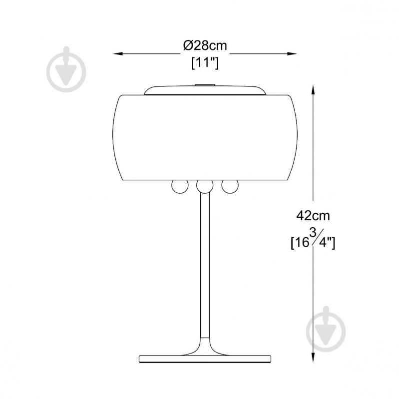 Настольная лампа декоративная Zuma Line Crystal 3x42 Вт G9 хром - фото 9