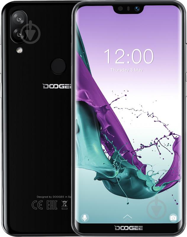Смартфон Doogee Y7 3/32GB black - фото 1