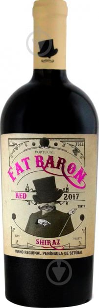 Вино FatBaron Syrah червоне напівсухе 14,5% 0,75 л - фото 1