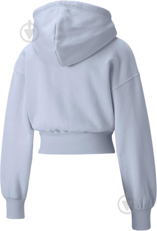 Джемпер Puma Classics Crop Hoodie 53351121 р. M блакитний - фото 5