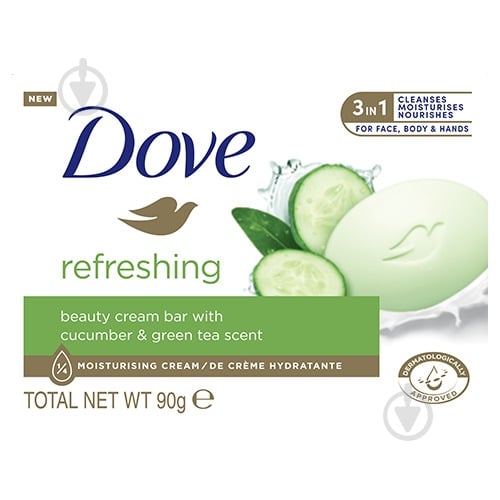 Крем-мыло Dove Касание свежести 90 г - фото 1