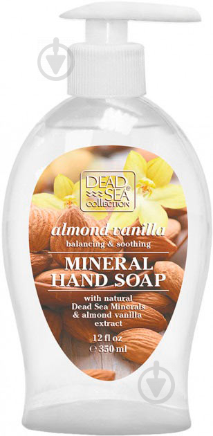 Мыло жидкое Dead Sea Collection Almond Vanila&Dead Sea Minerals Hand Soap 350 мл 1 шт./уп. - фото 1