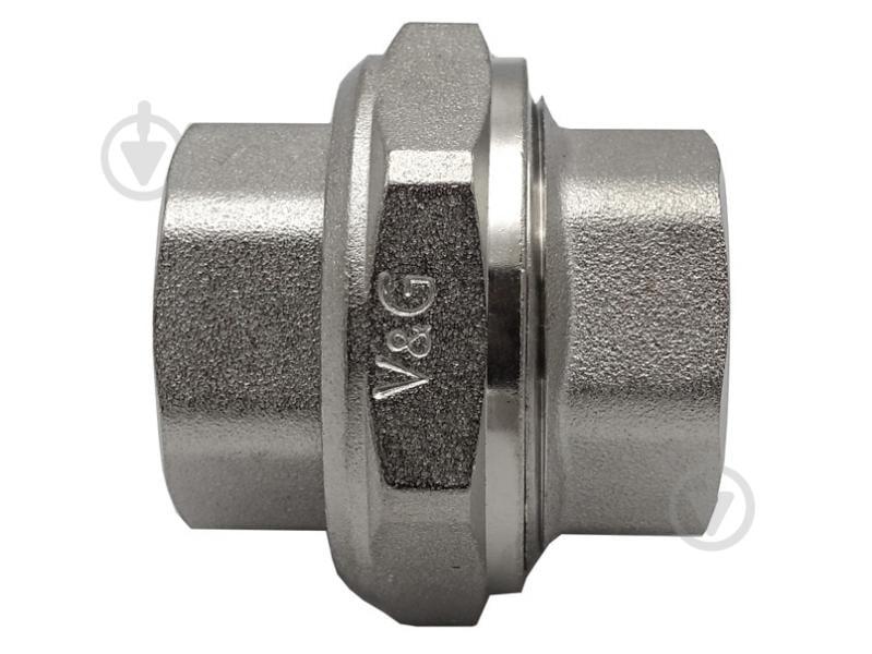 Згін з накидною гайкою ВВ V&G VALOGIN 1/2" VG-205601 - фото 3 Згін з накидною гайкою ВВ V&G VALOGIN 1/2" VG-205601 - фото 3