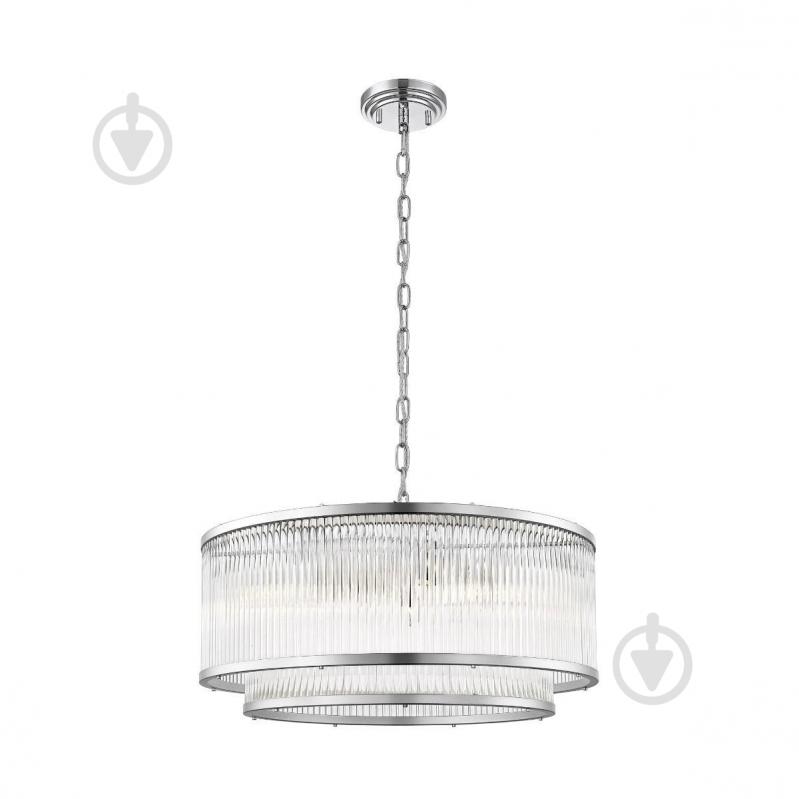 Люстра подвесная Zuma Line Sergio 6x60 Вт E14 хром - фото 1
