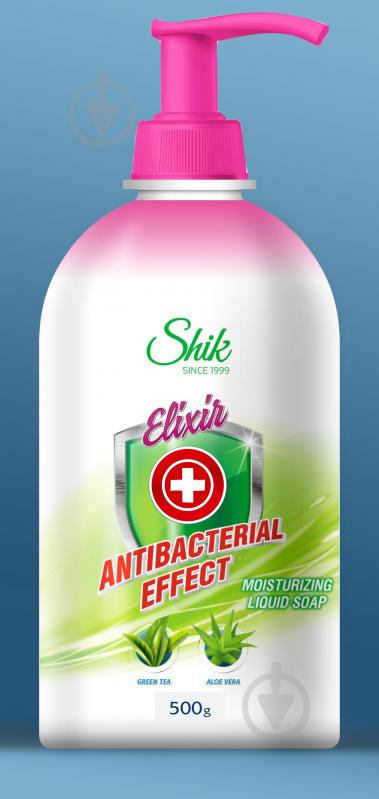 Мыло жидкое Shik Elixir Antibacterial Effect Увлажнениея 500 мл - фото 2