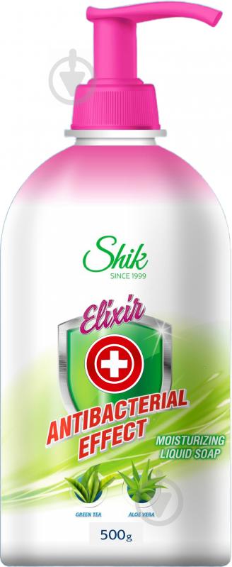 Мыло жидкое Shik Elixir Antibacterial Effect Увлажнениея 500 мл - фото 1