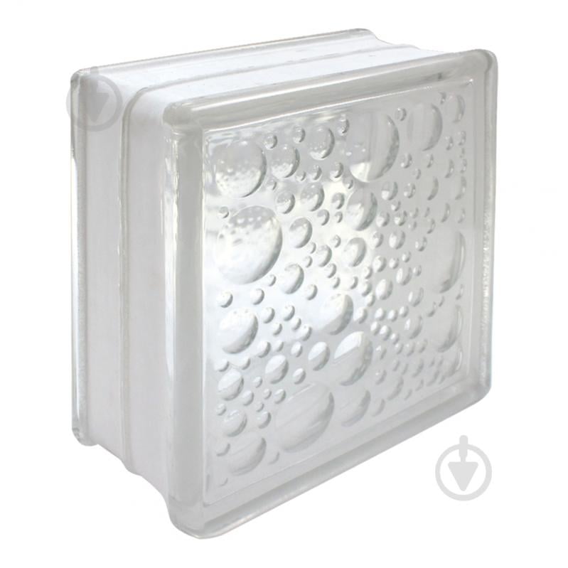 Стеклоблок Arino WATER BUBBLE прозрачный - фото 2