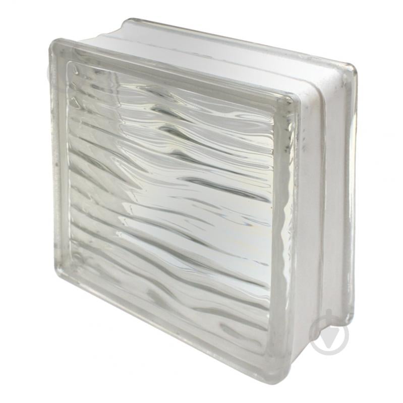 Стеклоблок Arino STREAMLINE прозрачный - фото 1