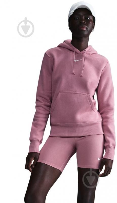 Джемпер Nike W NSW PHNX FLC STD PO HOODIE HF6839-699 р.XS рожевий - фото 1 Джемпер Nike W NSW PHNX FLC STD PO HOODIE HF6839-699 р.XS рожевий - фото 1