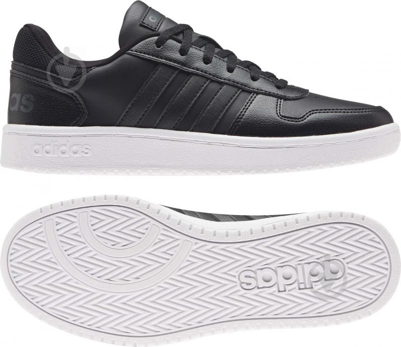 Кроссовки женские зимние Adidas HOOPS 2.0 FY6025 р.38 черные - фото 4