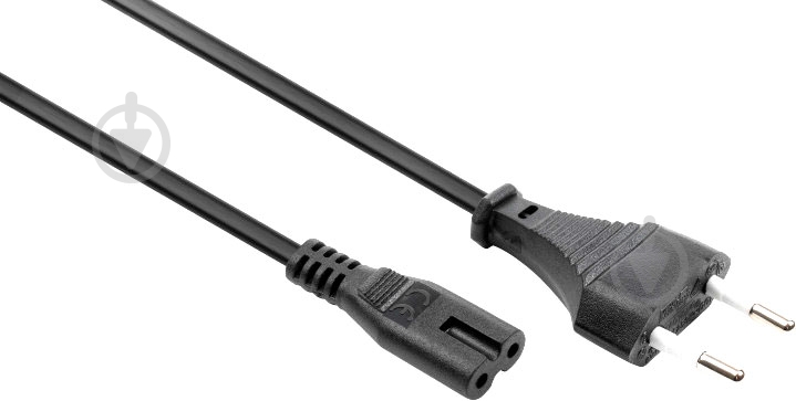 Кабель питания Vinga 1,8 м черный (VCPPCC71.8BK) C7 - фото 1