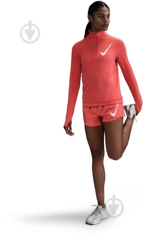 Кофта Nike W NK SWSH HBR HZ MID HJ2225-814 р.XS помаранчевий - фото 2 Кофта Nike W NK SWSH HBR HZ MID HJ2225-814 р.XS помаранчевий - фото 2