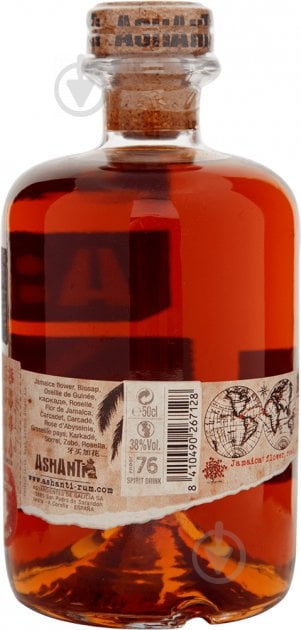 Напій ромовий Ashanti Spiced Rum 38% 0,7 л - фото 2