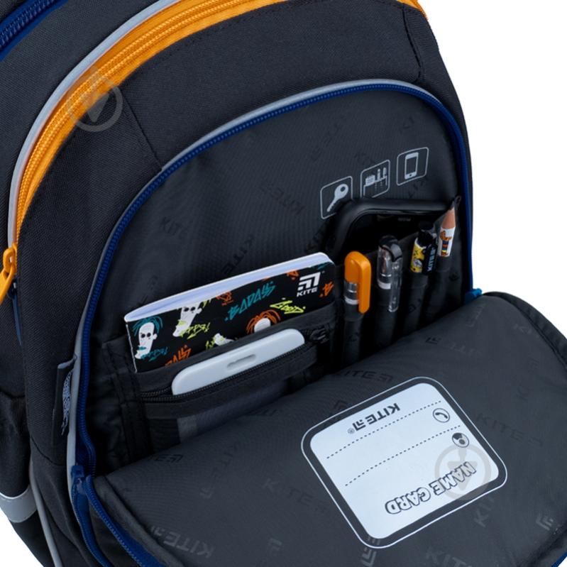 Рюкзак школьный KITE Hot Wheels HW22-700M(2p) - фото 8 Рюкзак школьный KITE Hot Wheels HW22-700M(2p) - фото 8