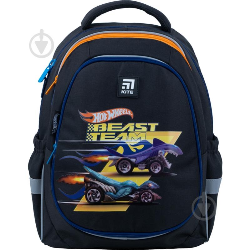 Рюкзак школьный KITE Hot Wheels HW22-700M(2p) - фото 2 Рюкзак школьный KITE Hot Wheels HW22-700M(2p) - фото 2