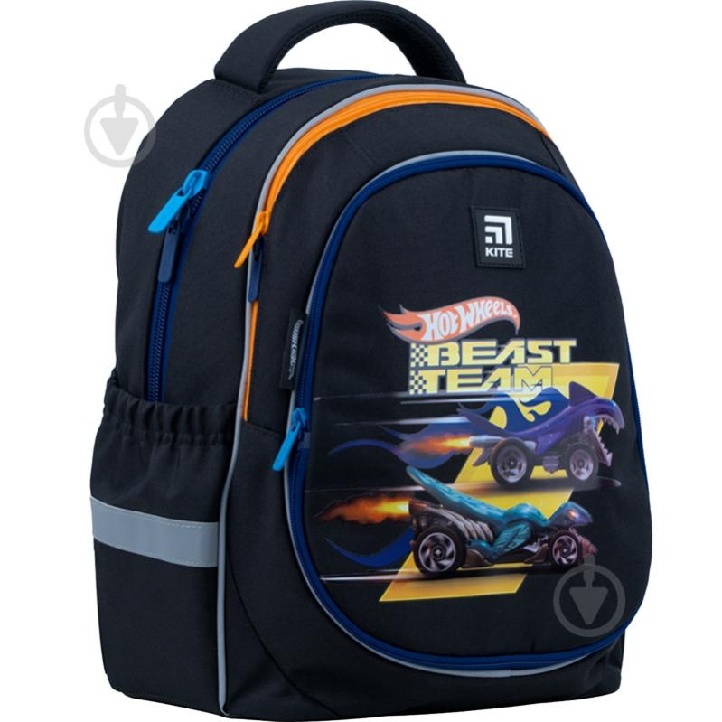 Рюкзак школьный KITE Hot Wheels HW22-700M(2p) - фото 3 Рюкзак школьный KITE Hot Wheels HW22-700M(2p) - фото 3