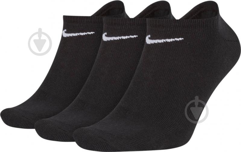 Носки Nike LTWT NS 3PR SX2554-001 р.39-42 черный 3 пари шт. - фото 1