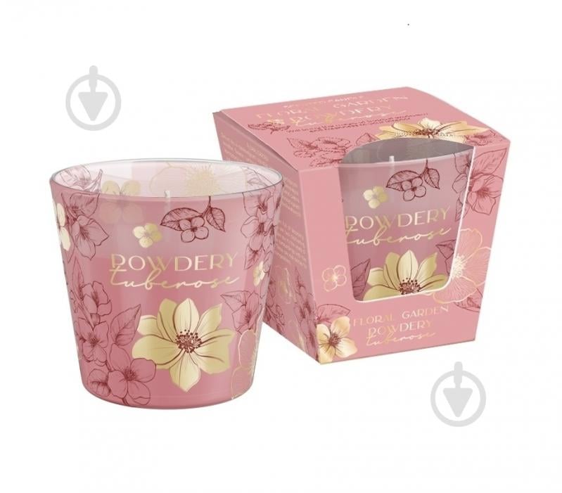 Свічка ароматична Bartek Candles Свічка ароматична в склі Квітучі сади (Скло 115г) - фото 1